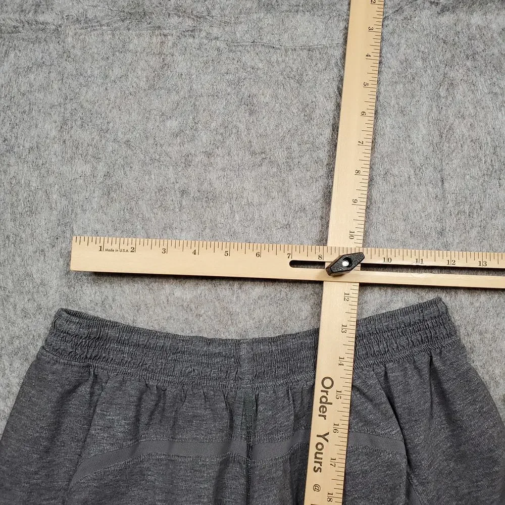 Lululemon Shorts Mens Medium Running Athletic Gray Lined Drawstring Gym Workout - Picture 8 of 12